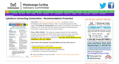 Desktop Screenshot of m.mississaugacycling.ca