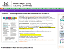 Tablet Screenshot of m.mississaugacycling.ca
